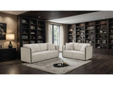 Benilde Taupe Sofa & Loveseat by Furniture of America at Eve Furniture