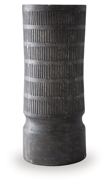 Beninworth Antique Black Vase by Ashley at Eve Furniture