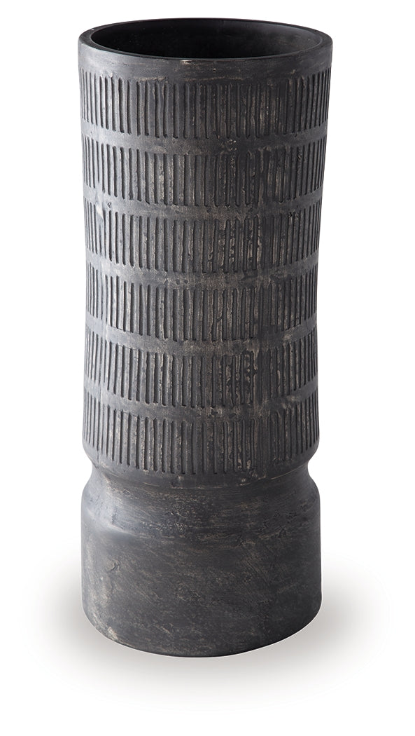Beninworth Antique Black Vase by Ashley at Eve Furniture