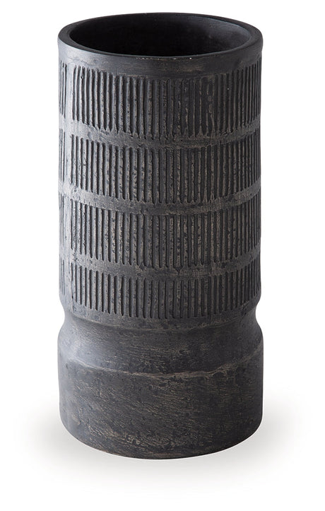 Beninworth Antique Black Vase by Ashley at Eve Furniture