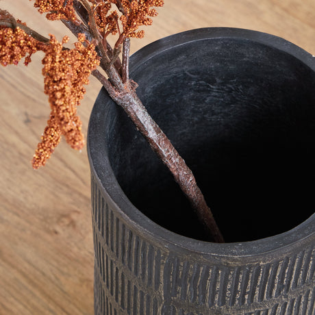 Beninworth Antique Black Vase by Ashley at Eve Furniture