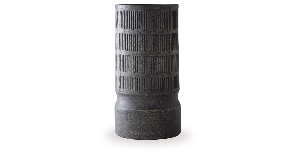 Beninworth Antique Black Vase by Ashley at Eve Furniture