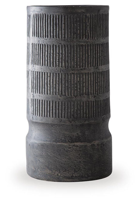 Beninworth Antique Black Vase by Ashley at Eve Furniture