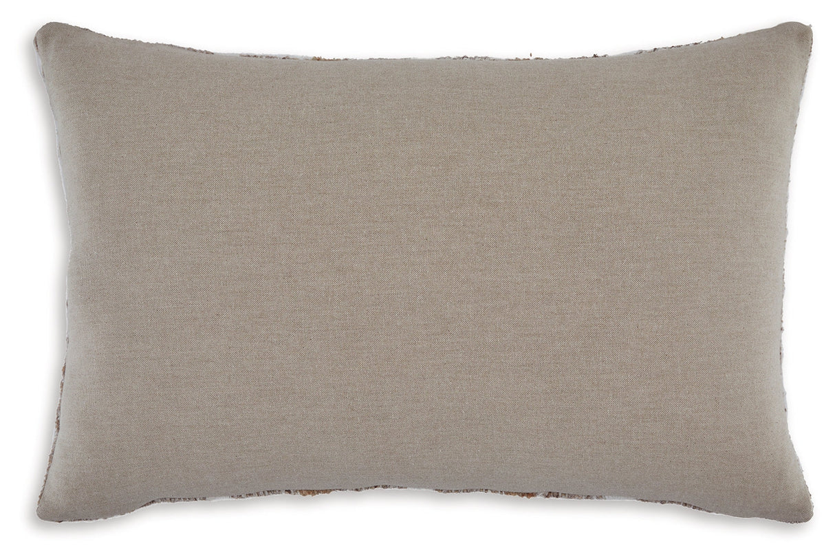 Benish Tan/Brown/White Pillow