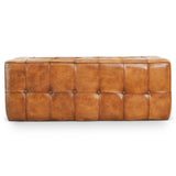 Benjiro Tan Leather Bench by Ashcroft Furniture at Eve Furniture