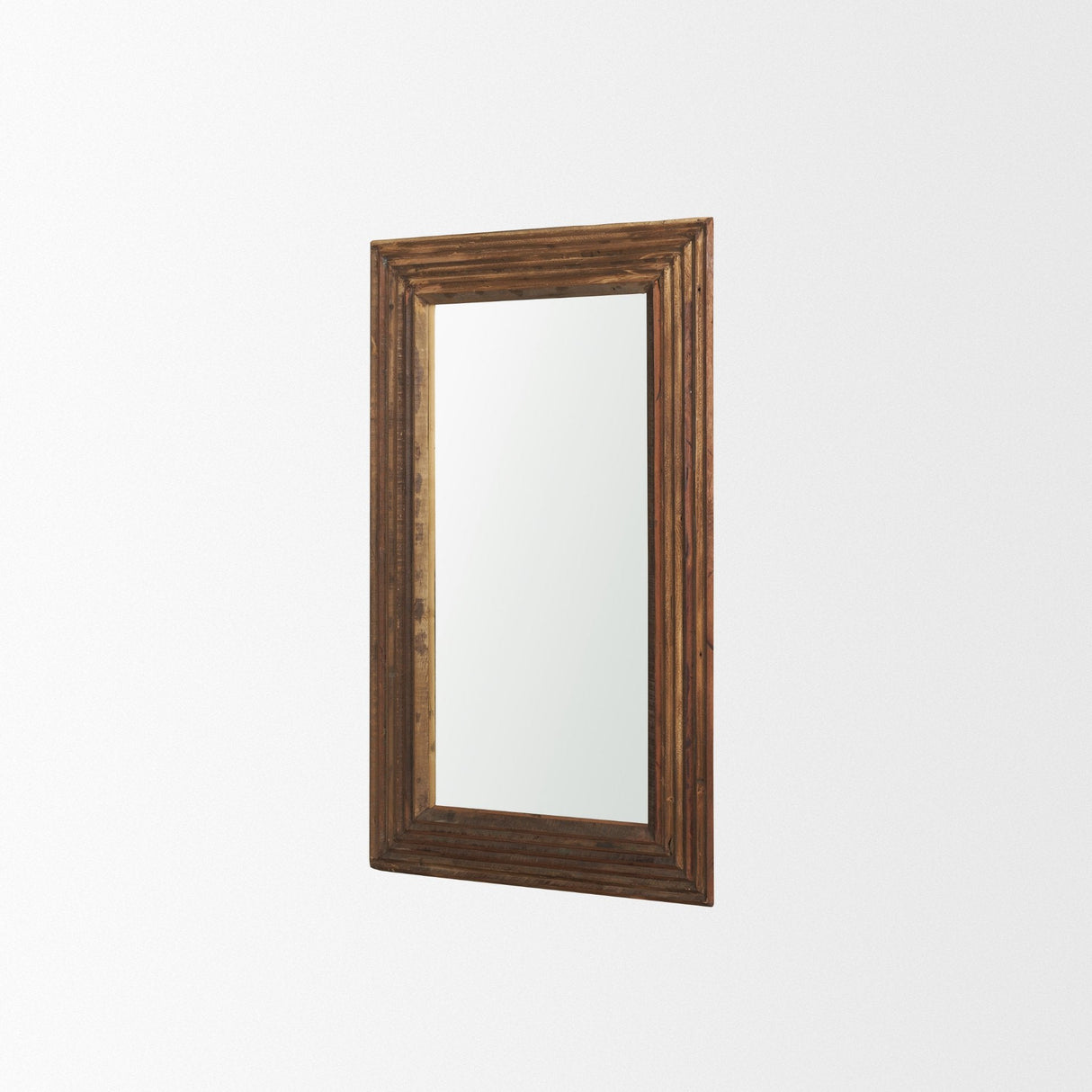 Bennet Small Rectangle Reclaimed Wooden Mirror by Mercana at Eve Furniture