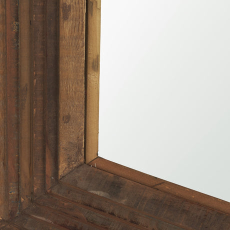 Bennet Small Rectangle Reclaimed Wooden Mirror by Mercana at Eve Furniture