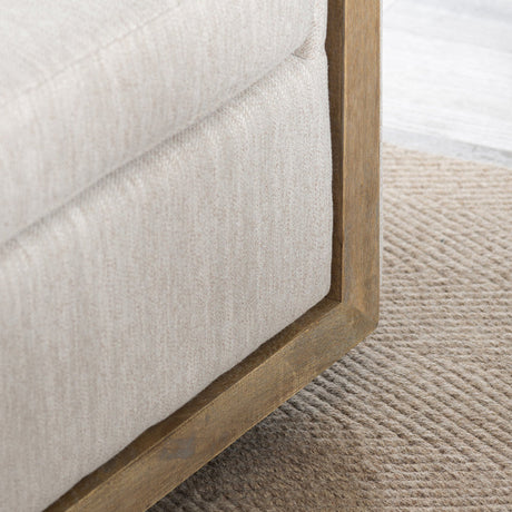 Bennett Beige/Brown Swivel Accent Chair by Crestview at Eve Furniture