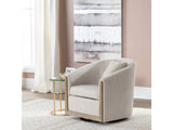 Bennett Beige/Brown Swivel Accent Chair by Crestview at Eve Furniture
