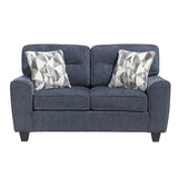 Bennett Blue Living Room Set by Homelegance at Eve Furniture