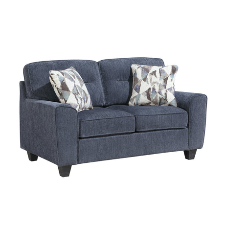 Bennett Blue Living Room Set by Homelegance at Eve Furniture