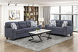Bennett Blue Living Room Set by Homelegance at Eve Furniture