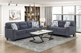Bennett Blue Sofa by Homelegance at Eve Furniture