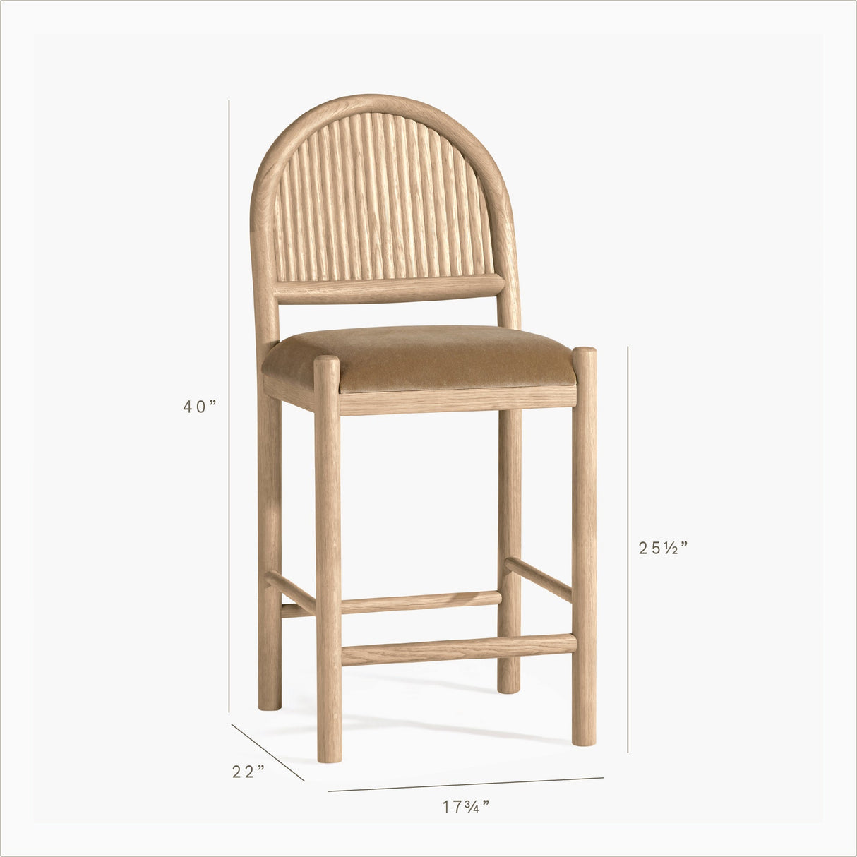 Bennett Counter Stool by Co.House Designs at Eve Furniture