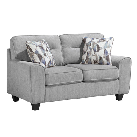 Bennett Gray Living Room Set by Homelegance at Eve Furniture