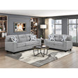 Bennett Gray Living Room Set by Homelegance at Eve Furniture
