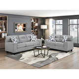 Bennett Gray Living Room Set by Homelegance at Eve Furniture