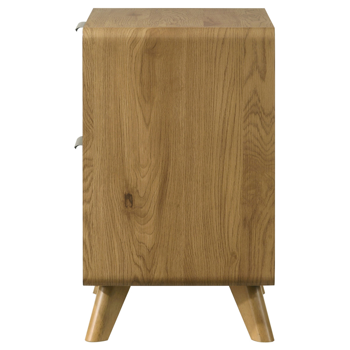 Bennett Light Oak 2-drawer Bedroom Nightstand Bedside Table by Coaster at Eve Furniture