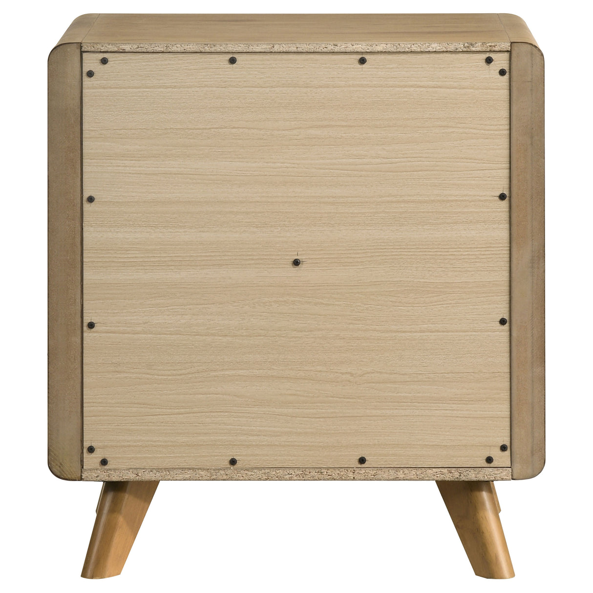 Bennett Light Oak 2-drawer Bedroom Nightstand Bedside Table by Coaster at Eve Furniture