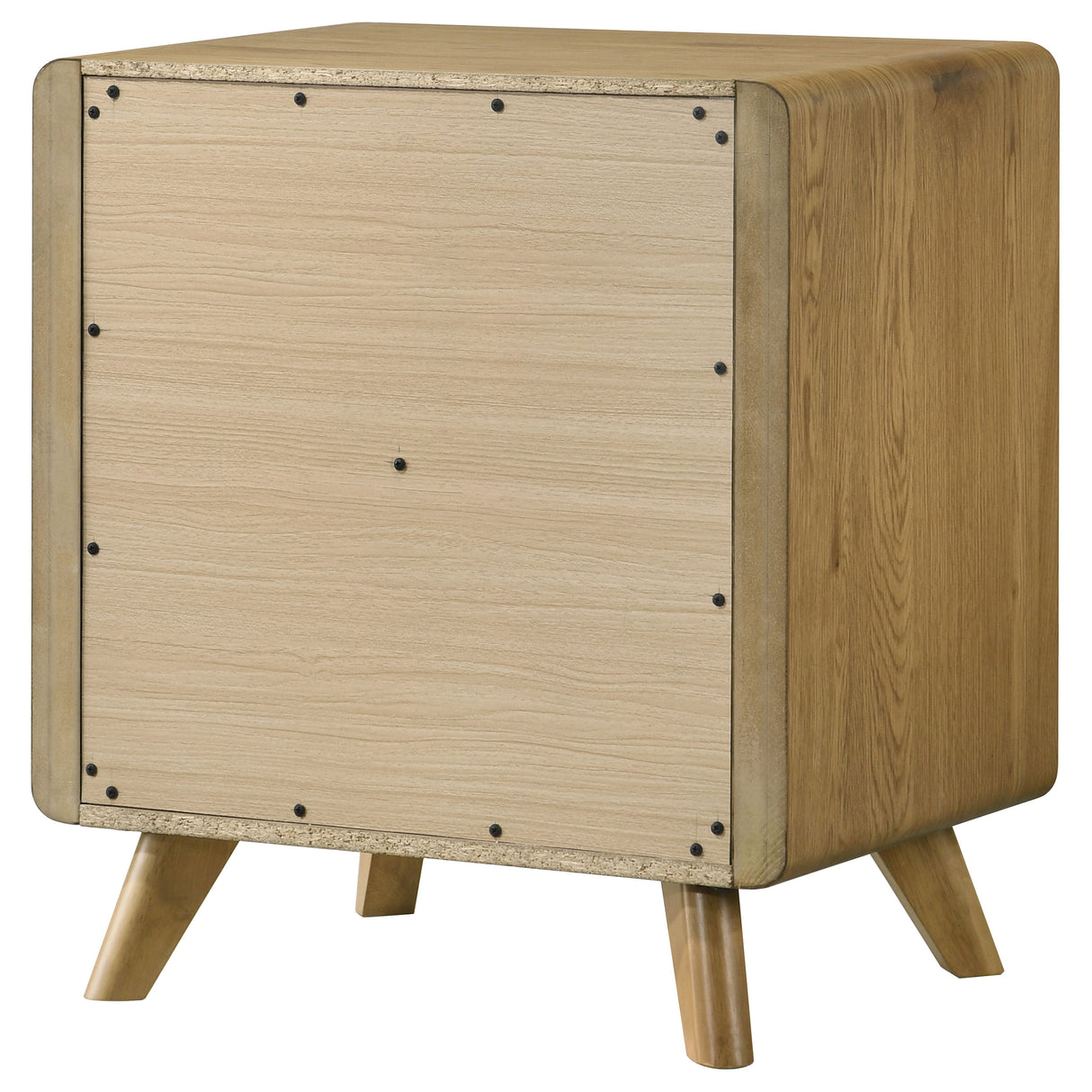 Bennett Light Oak 2-drawer Bedroom Nightstand Bedside Table by Coaster at Eve Furniture