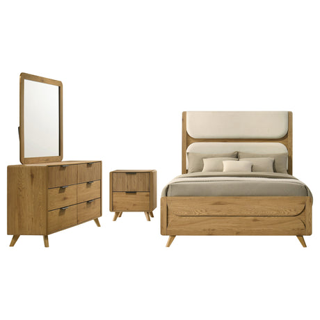 Bennett Light Oak 4-piece Eastern King Bedroom Set by Coaster at Eve Furniture