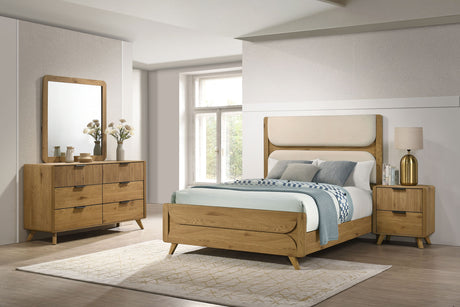 Bennett Light Oak 4-piece Eastern King Bedroom Set by Coaster at Eve Furniture