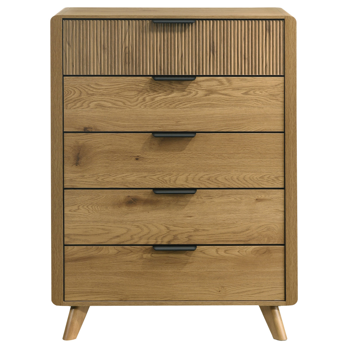 Bennett Light Oak 5-drawer Bedroom Chest of Drawers by Coaster at Eve Furniture