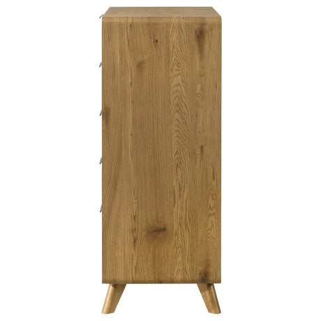 Bennett Light Oak 5-drawer Bedroom Chest of Drawers by Coaster at Eve Furniture