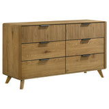 Bennett Light Oak 5-piece Eastern King Bedroom Set by Coaster at Eve Furniture