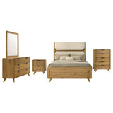 Bennett Light Oak 5-piece Eastern King Bedroom Set by Coaster at Eve Furniture