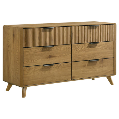 Bennett Light Oak 5-piece Eastern King Bedroom Set by Coaster at Eve Furniture