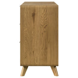 Bennett Light Oak 6-drawer Bedroom Dresser Cabinet by Coaster at Eve Furniture