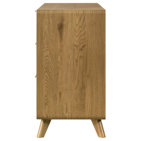 Bennett Light Oak 6-drawer Bedroom Dresser Cabinet by Coaster at Eve Furniture