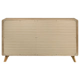 Bennett Light Oak 6-drawer Bedroom Dresser Cabinet by Coaster at Eve Furniture