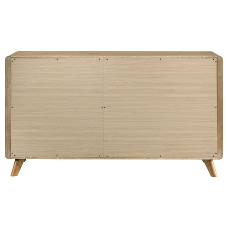 Bennett Light Oak 6-drawer Bedroom Dresser Cabinet by Coaster at Eve Furniture