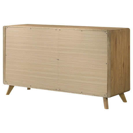 Bennett Light Oak 6-drawer Bedroom Dresser Cabinet by Coaster at Eve Furniture