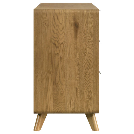 Bennett Light Oak 6-drawer Bedroom Dresser Cabinet by Coaster at Eve Furniture