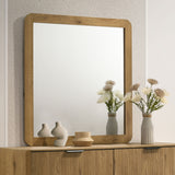 Bennett Light Oak Bedroom Dresser Mirror by Coaster at Eve Furniture
