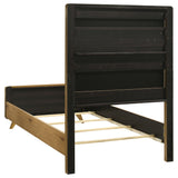 Bennett Light Oak / Cream 5-Piece Twin Bedroom Set by Coaster at Eve Furniture