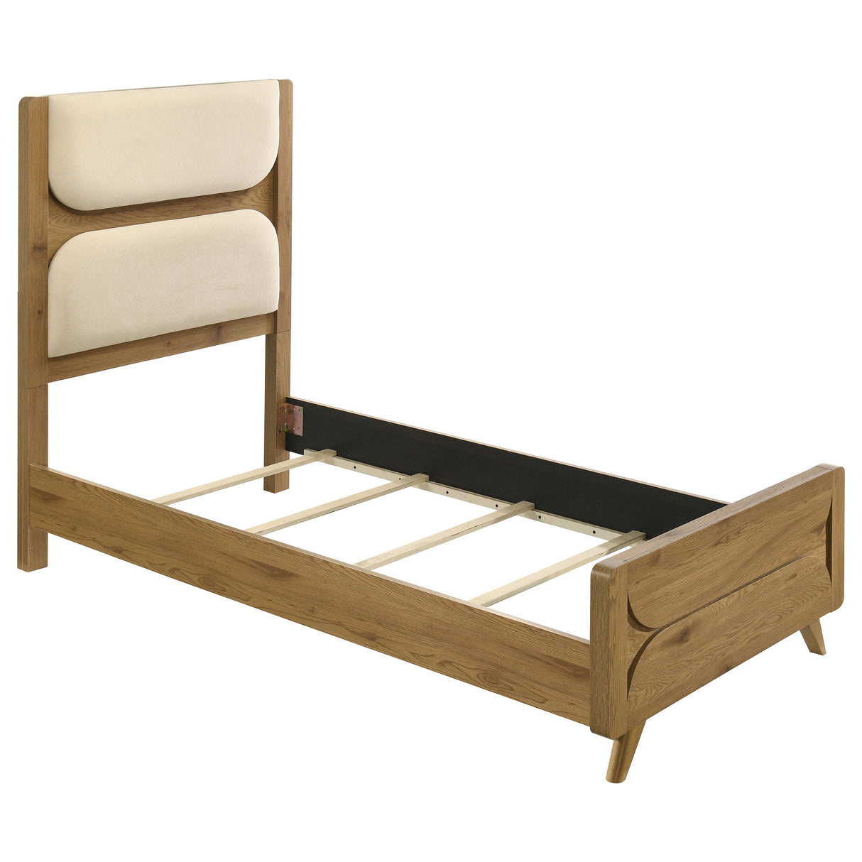 Bennett Light Oak / Cream Twin Bed by Coaster at Eve Furniture