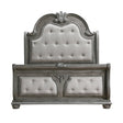 Bennington Gray California King Bed by Homelegance at Eve Furniture