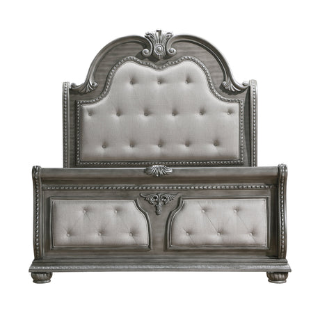 Bennington Gray California King Bed by Homelegance at Eve Furniture