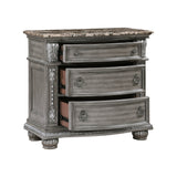 Bennington Gray Nightstand by Homelegance at Eve Furniture