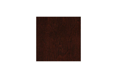 Bennox Brown Dining Table and 4 Chairs and Bench by Ashley at Eve Furniture