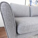 Benson Grey Fabric Sectional Sofa Right Facing Chaise by Ashcroft Imports at Eve Furniture