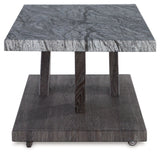 BENSONALE Brown/Gray Table, Set of 3