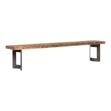 Bent Bench - Brown by Moe's Home at Eve Furniture