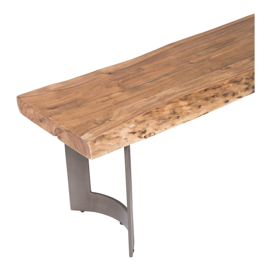 Bent Bench - Brown by Moe's Home at Eve Furniture
