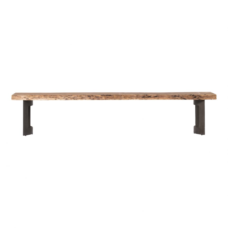 Bent Bench - Brown by Moe's Home at Eve Furniture