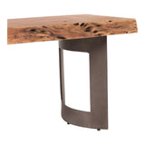 Bent Brown Large Bench by MOES at Eve Furniture